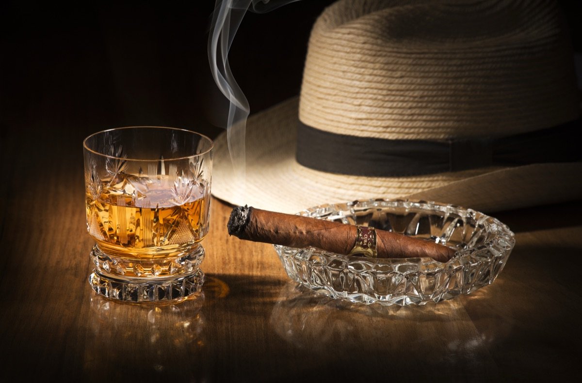 Cuban cigar and rum tasting