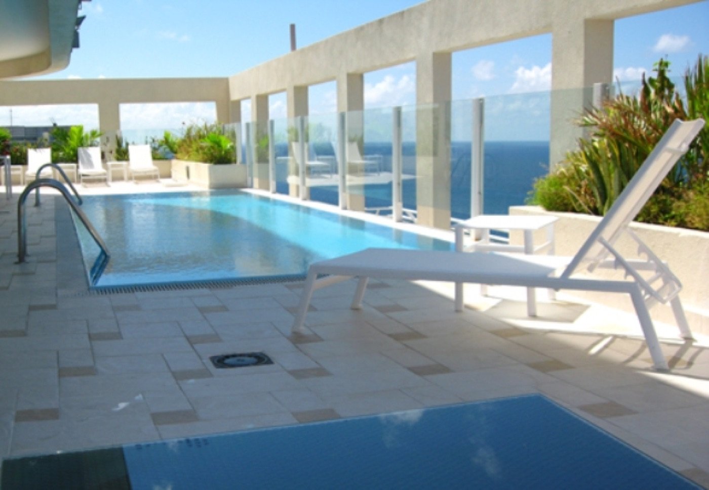 Penthouse terrace and pool in Havana