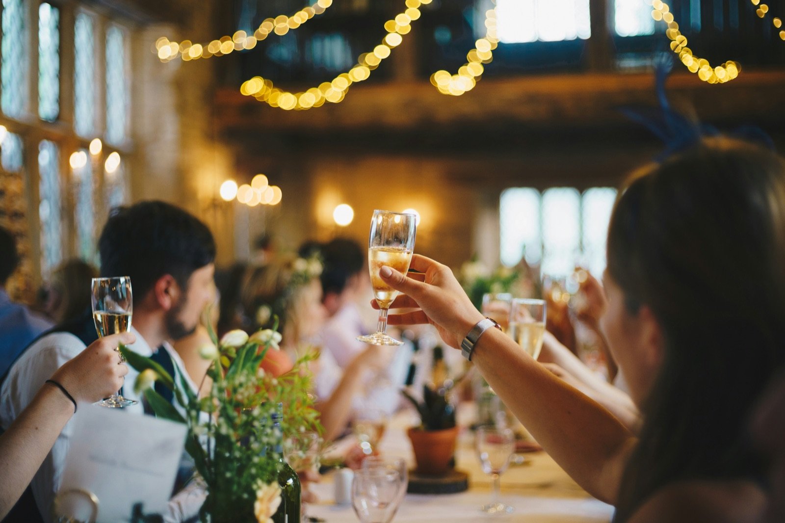 Private dinner with guests toasting in Havana