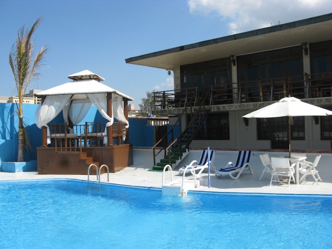 Villa pool and terrace in Cuba